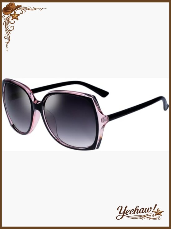 Oversized Square Cat Eye Sunglasses UV400 Protection Fashion Accessory